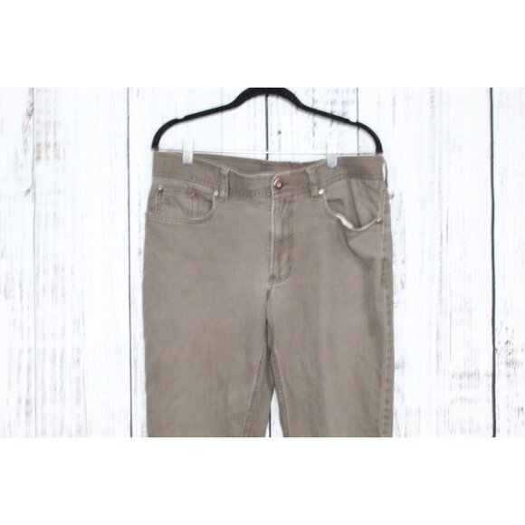 LL Bean Field Pants Five Pocket Standard Fit Straight Leg Dark Ash 34x30 - Picture 2 of 10